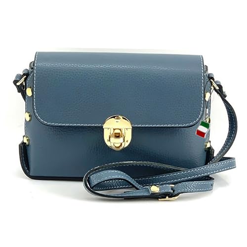 Florence Umhängetasche Damen Tasche Schultertasche Echtleder türkis OTF808T Leder Umhängetasche von FlorenceLeather