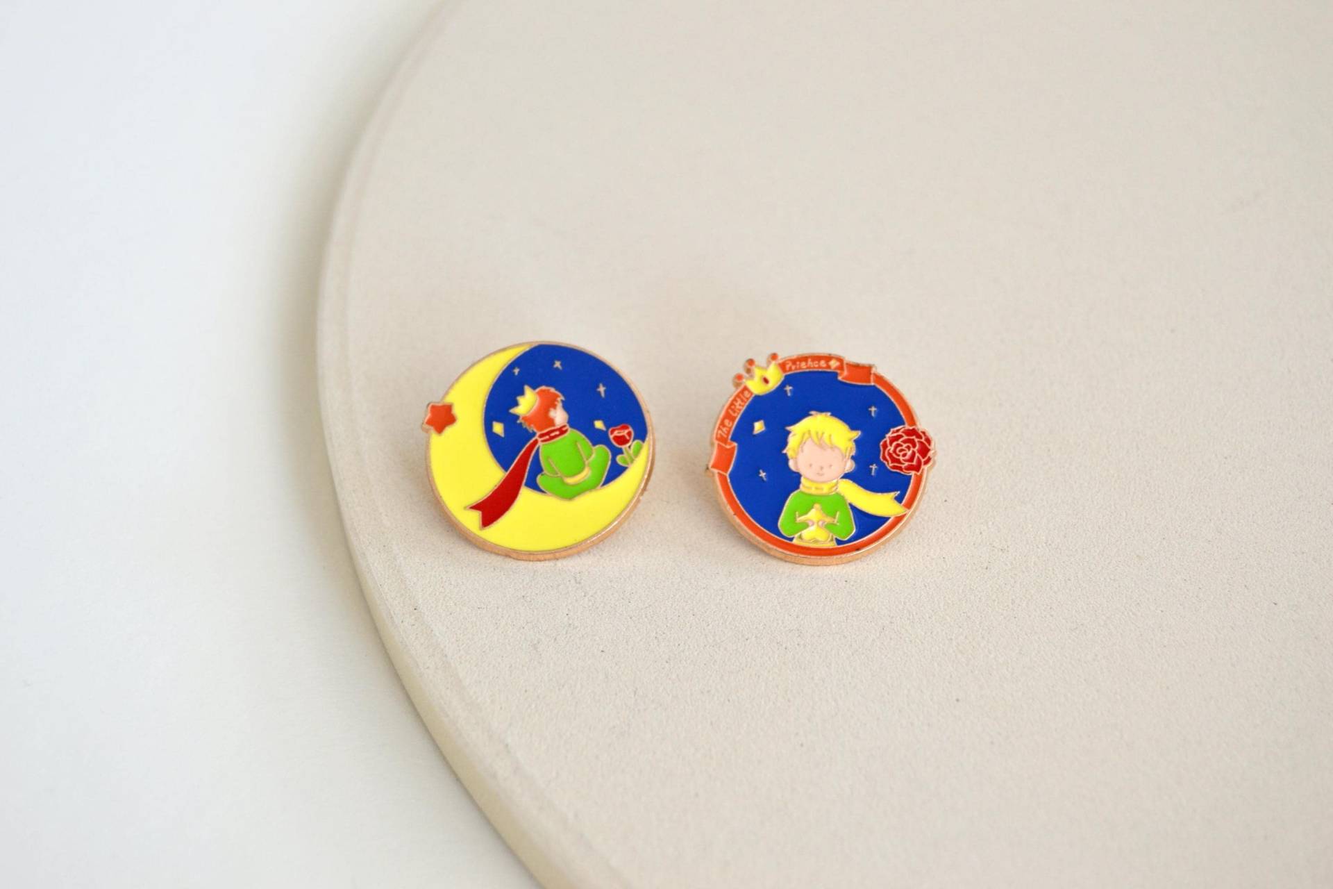 Kleiner Prinz Brosche/Anstecker Pin Für Kinder, Familien - Geschenk Patenkinder Kindergeburtstag von Florentiinees