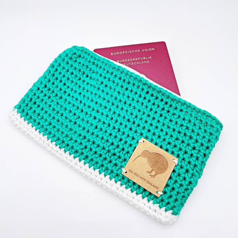 Neuseeland Kulturtasche Kosmetiktasche Federmappe Federmäppchen Täschchen Mit Kiwi New Zealand von FlorentinasPahihi