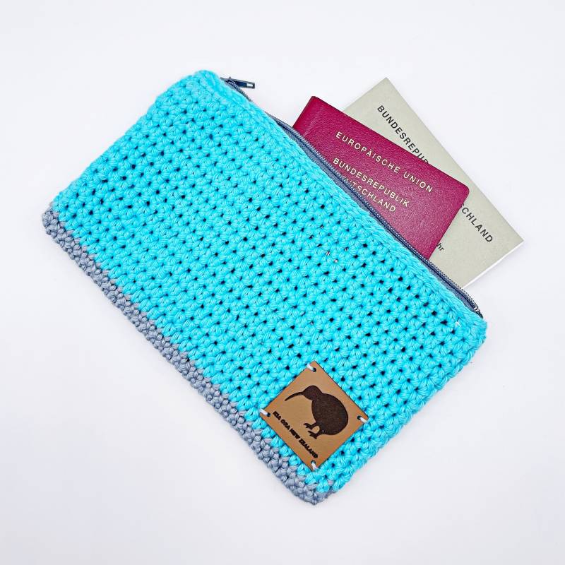 Neuseeland Kulturtasche Kosmetiktasche Federmappe Federmäppchen Täschchen Mit Kiwi New Zealand von FlorentinasPahihi