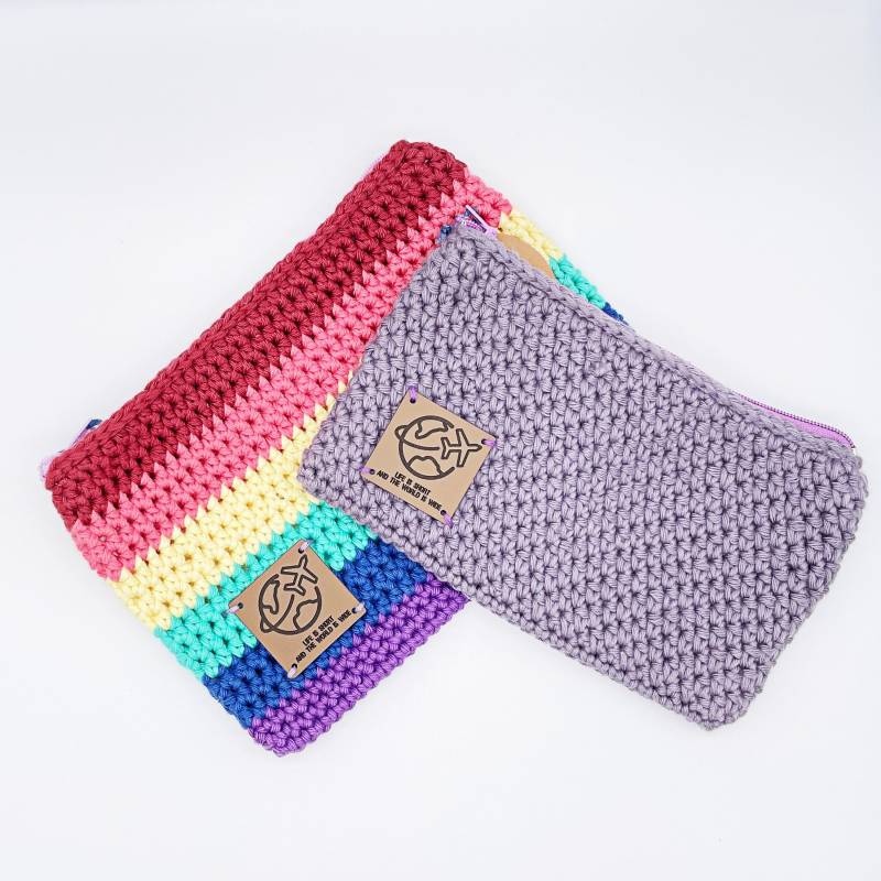Traveletui Reise Reiselust Reisepasstasche Reisepasshülle Kabeltasche Wanderlust Aufbewahrung Täschchen Handmade Reisepass Regenbogen von FlorentinasPahihi