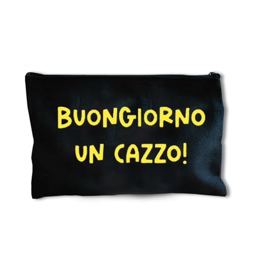 Clutch Federmäppchen mit lustigem Spruch Guten Morgen einen Schwanz von Flores