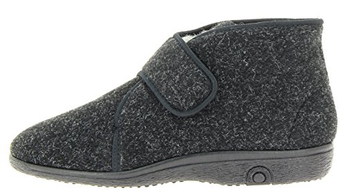 Florett Unisex Rudi Hohe Hausschuhe, Schwarz (schwarz 60), 39 EU von Florett