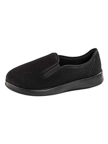 Varomed vital Damen Herren Filz Slipper Malmedy, schwarz, 41 von Florett