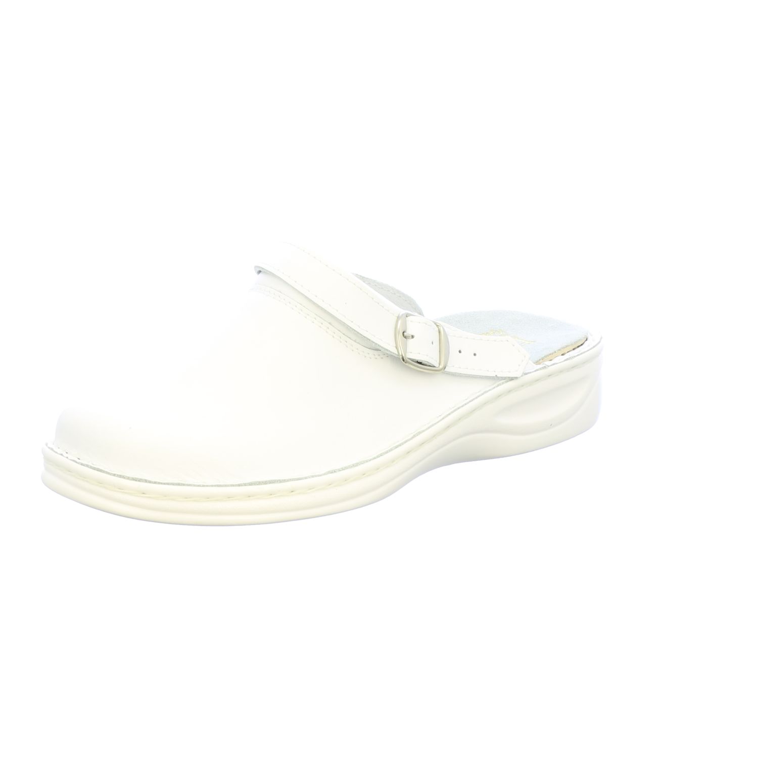 female Hausschuhe weiss Helsingborg Clogs weiß 38 von Florett