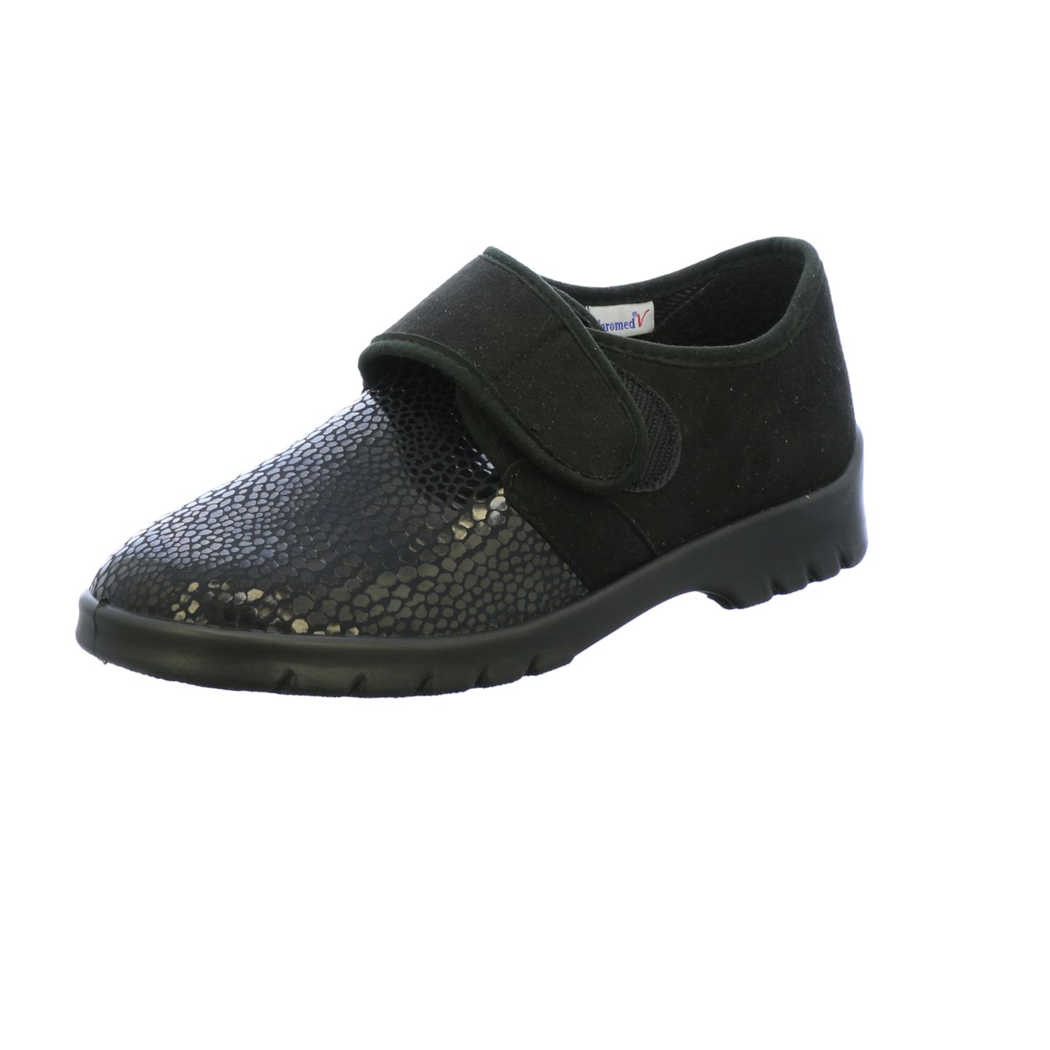 female Komfort Slipper schwarz Strasbourg 38 von Florett