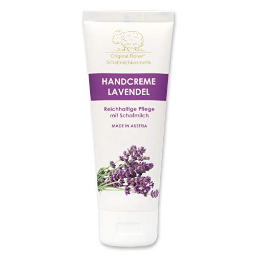 Florex Handcreme Lavendel - Reichhaltige intensive Pflege mit Schafmilch ohne Palmöl 75 ml von Florex