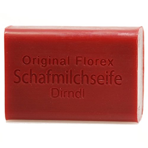 Florex Schafmilchseife Dirndl / Kornelkirsche ca. 100 g Stück Seife Naturseife Schafmilch von Florex