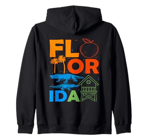 Florida-Lover Florida-Souvenir für Damen, Alligator Florida Kapuzenjacke Florida-Lover Florida-Souvenir für Damen, Alligator Florida Kapuzenjacke von Florida Gifts For Men & Women