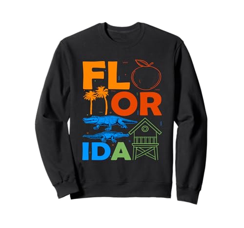 Florida-Lover Florida-Souvenir für Damen, Alligator Florida Sweatshirt Florida-Lover Florida-Souvenir für Damen, Alligator Florida Sweatshirt von Florida Gifts For Men & Women