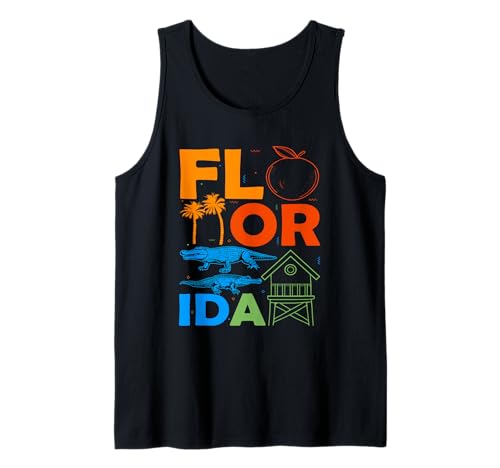 Florida-Lover Florida-Souvenir für Damen, Alligator Florida Tank Top Florida-Lover Florida-Souvenir für Damen, Alligator Florida Tank Top von Florida Gifts For Men & Women