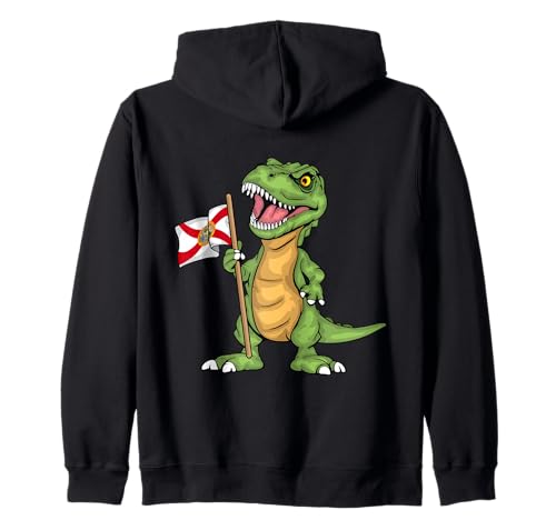 Florida Lover Kinder Dinosaurier Liebhaber USA Florida Flagge Kapuzenjacke Florida Lover Kinder Dinosaurier Liebhaber USA Florida Flagge Kapuzenjacke von Florida Gifts For Men & Women