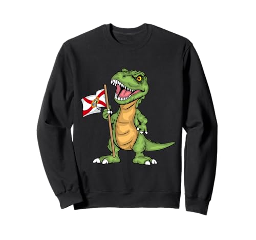 Florida Lover Kinder Dinosaurier Liebhaber USA Florida Flagge Sweatshirt Florida Lover Kinder Dinosaurier Liebhaber USA Florida Flagge Sweatshirt von Florida Gifts For Men & Women