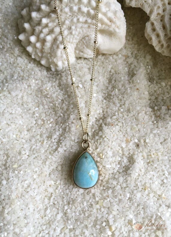 Larimar Ozean Halskette Larimar Ozean Halskette von FloridianOcean