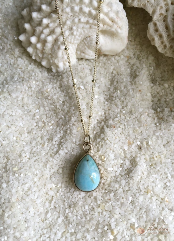 Larimar Ozean Halskette Larimar Ozean Halskette von FloridianOcean