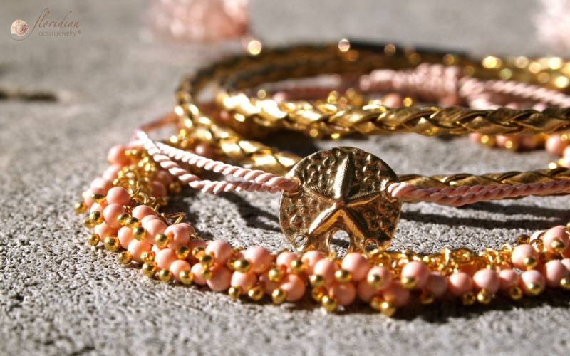 Pfirsich Koralle Armband Mix Pfirsich Koralle Armband Mix von FloridianOcean