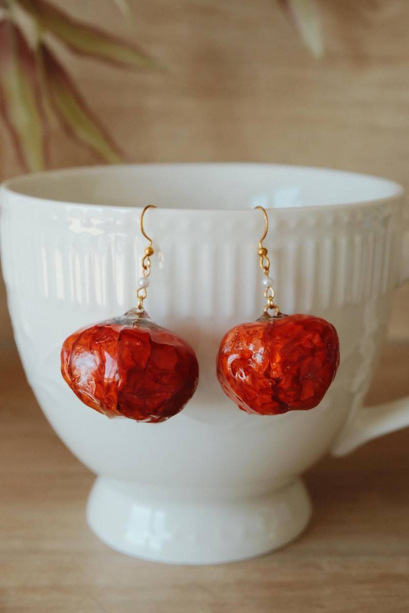 Real Chili Pepper Resin Earrings - Statement Vegetable Handmade Food Bold Botanical Gift Florifycreations Real Chili Pepper Resin Earrings - Statement Vegetable Handmade Food Bold Botanical Gift Florifycreations von FlorifyCreations
