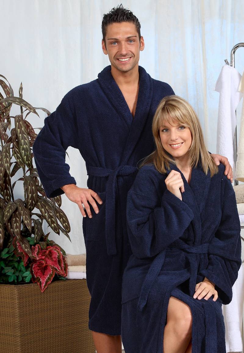 Badjas tot 10XL - Blauwe badjas - 6XL von Floringo