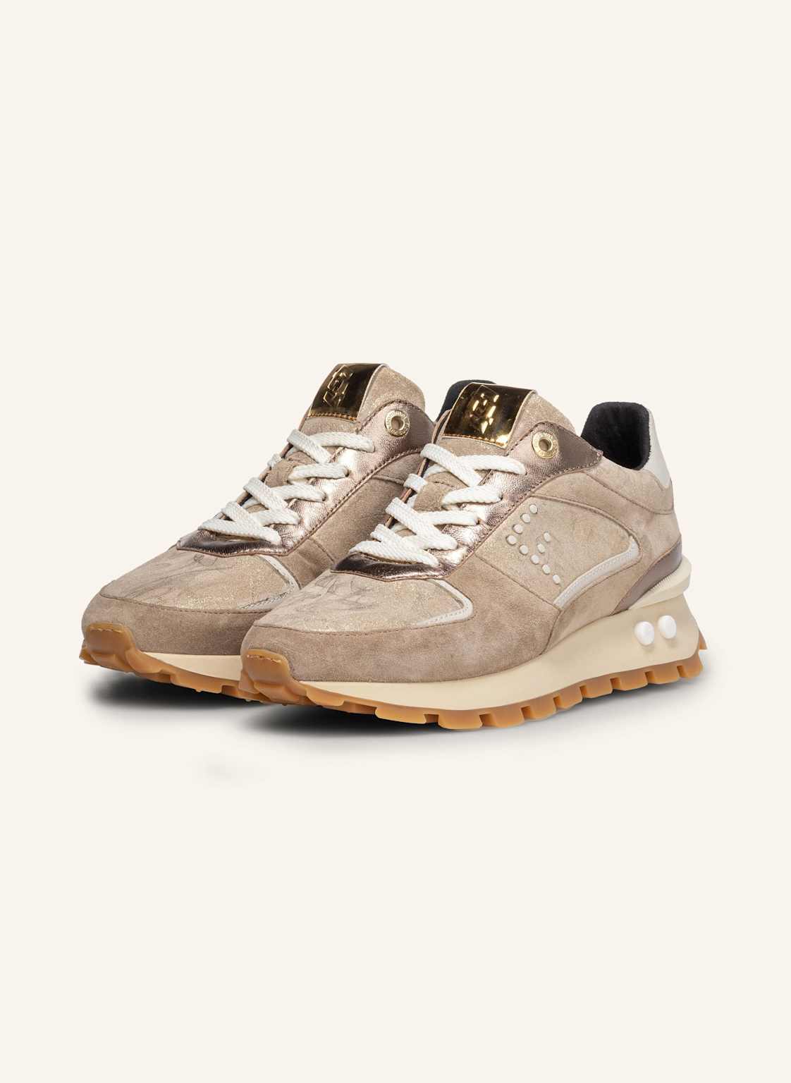 Floris Van Bommel Sneaker Blokki 05 beige von Floris van Bommel