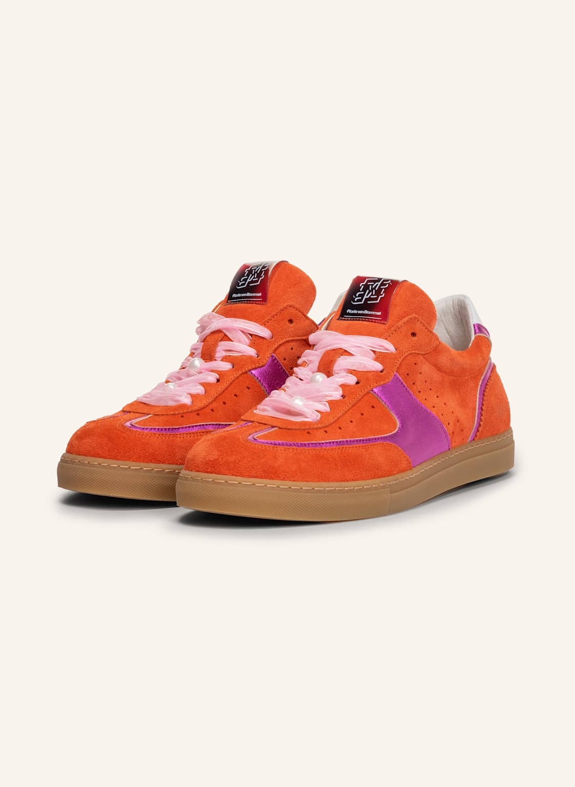Floris Van Bommel Sneaker Minni 04 orange von Floris van Bommel