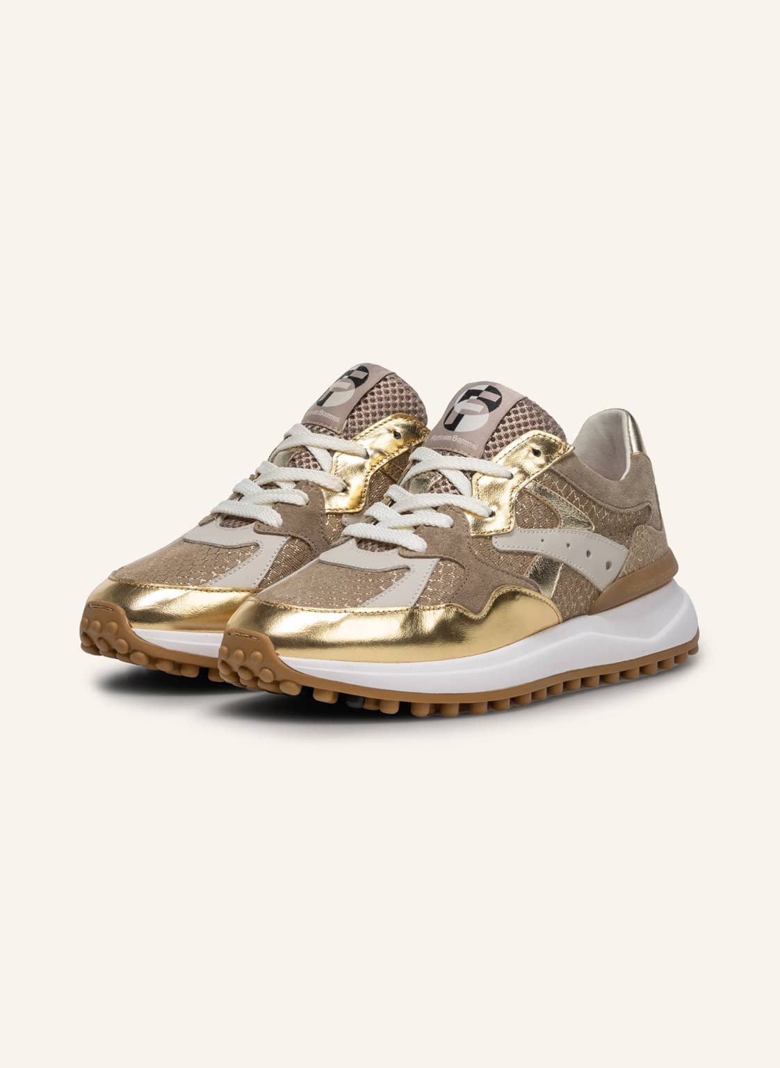 Floris Van Bommel Sneaker Noppi 46 gold von Floris van Bommel