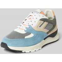 Floris Van Bommel Sneaker mit Label-Patch Modell 'De Treener' in Blau, Größe 46 von Floris van Bommel
