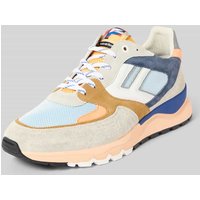 Floris Van Bommel Sneaker mit Label-Patch Modell 'De Treener' in Mittelgrau, Größe 46 von Floris van Bommel