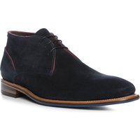 Floris van Bommel Herren Desert Boots blau Velours von Floris van Bommel