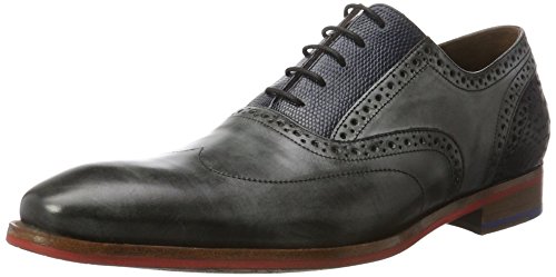 Floris van Bommel Herren 19062 Oxford, Grau (black calf), 43 EU (9 UK) von Floris van Bommel