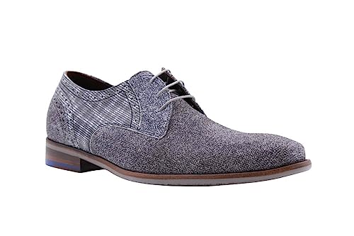 Floris van Bommel Herren Businessschuhe Schnürschuh Nubukleder Schnürhalbschuhe Büro Elegant Gemustert Herren Schuhe Buisiness Schuhe Halbschuh Schnürschuh von Floris van Bommel