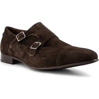 Floris van Bommel Herren Double Monkstrap braun Glattleder von Floris van Bommel