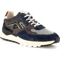 Floris van Bommel Herren Sneaker blau Velours von Floris van Bommel