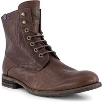 Floris van Bommel Herren Schnürboots braun, cognac Glattleder von Floris van Bommel