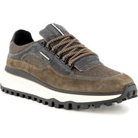 Floris van Bommel Herren Sneaker grün Veloursleder von Floris van Bommel