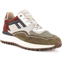 Floris van Bommel Herren Sneaker grün Veloursleder von Floris van Bommel