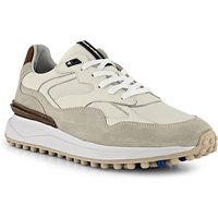 Floris van Bommel Herren Sneaker weiß Veloursleder von Floris van Bommel