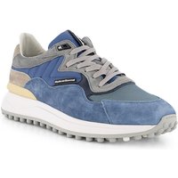 Floris van Bommel Herren Sneaker blau Velours von Floris van Bommel