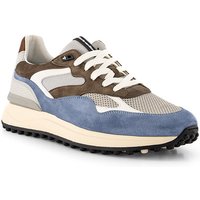 Floris van Bommel Herren Sneaker blau Velours von Floris van Bommel