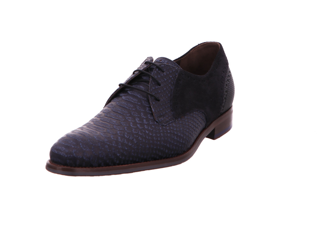 male Business Schuhe blau Stapper 45 von Floris van Bommel