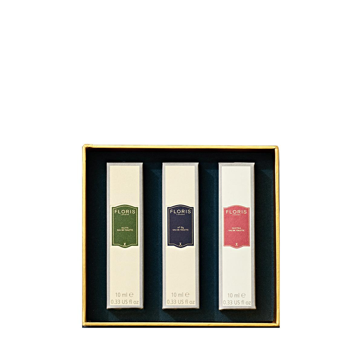 Floris Giftbox, Perfumers Trilogy For Him (3x10 ml) von Floris