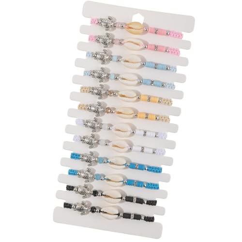 Florisync 12pieces Turtles Muster Unisex Schmuck Set Flexible Geflochten von Florisync