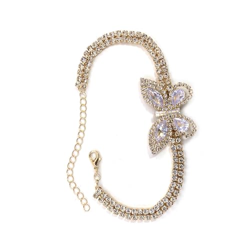 Florisync Schmetterlings Charmarmband Mit Kubischem Zirkonia Stein Koreaner Modeschmuck Für Alltägliche Elegante Koreanische Stile Modearmband von Florisync