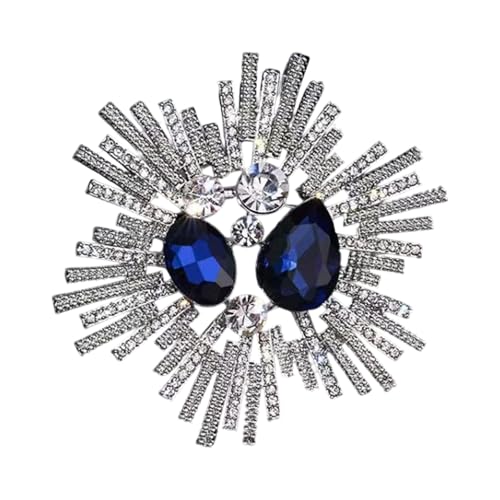 Kristall Strasssteine Brosche Baroques Design Leichter Multifunktionaler Schmuck Für Frauen Retro Luxus Accessoire Luxus Frauenschmuck von Florisync