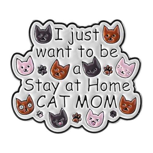 Wurlige Katzenmotivierte Buchstabenbrief Charme Sturdy Metall Legierung Dekorative Stifte Haustierbroschen Für Rucksäcke Hüte Katzen Geformte Emaille Pins Geformt von Florisync