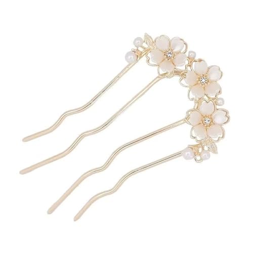 Zarte Perlen Kristall Geburtstag Haarspange Elegante Haarspange für Mädchen Hochzeit Party Foto Requisiten Kopfbedeckung Haarnadel Perlen Blume Haarkamm von Florisync