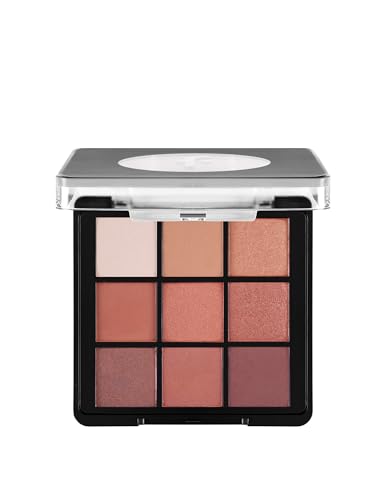 Flormar 9-Farben Lidschatten Palette – Cremige Textur mit Schimmer & Matt-Finish – Kompakt Make-up Palette für Smokey Eyes, natürliche Looks & intensive Farbübergänge – 3 Sunset von Flormar