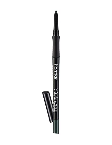 Flormar Style Matic Eyeliner - Wasserfester Automatik-Kajal – Intensiv pigmentierter Eyeliner-Stift mit mattem Finish – Für präzise Linien & langanhaltendes Augen-Make-up, S08 Serious Green Flormar Style Matic Eyeliner - Wasserfester Automatik-Kajal – Intensiv pigmentierter Eyeliner-Stift mit mattem Finish – Für präzise Linien & langanhaltendes Augen-Make-up, S08 Serious Green von Flormar