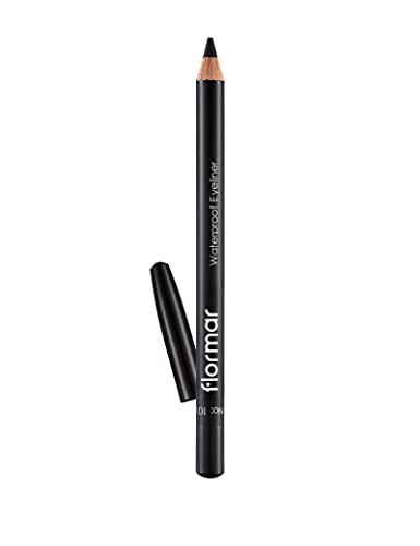 Flormar Waterproof Eyeliner 101 Black Ice – Intensiver, Wasserfester Eyeliner für Präzise Lidstriche von Flormar