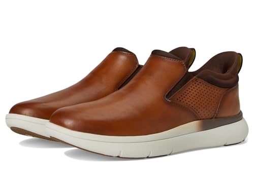 Florsheim Herren Fleet Plain Toe Slip-on Sneaker, Cognac, 44.5 EU von Florsheim