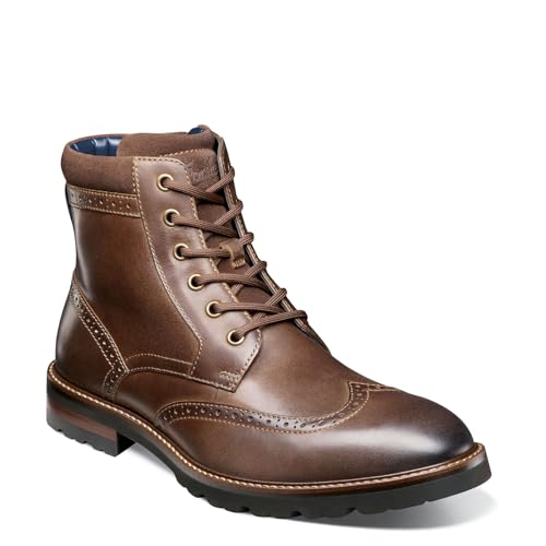 Florsheim Herren Renegade Wingtip Boot, Braun Crazy Horse, 42 EU von Florsheim